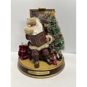 Bradford Thomas Kinkade Twas the Night Before Christmas Story Telling Santa